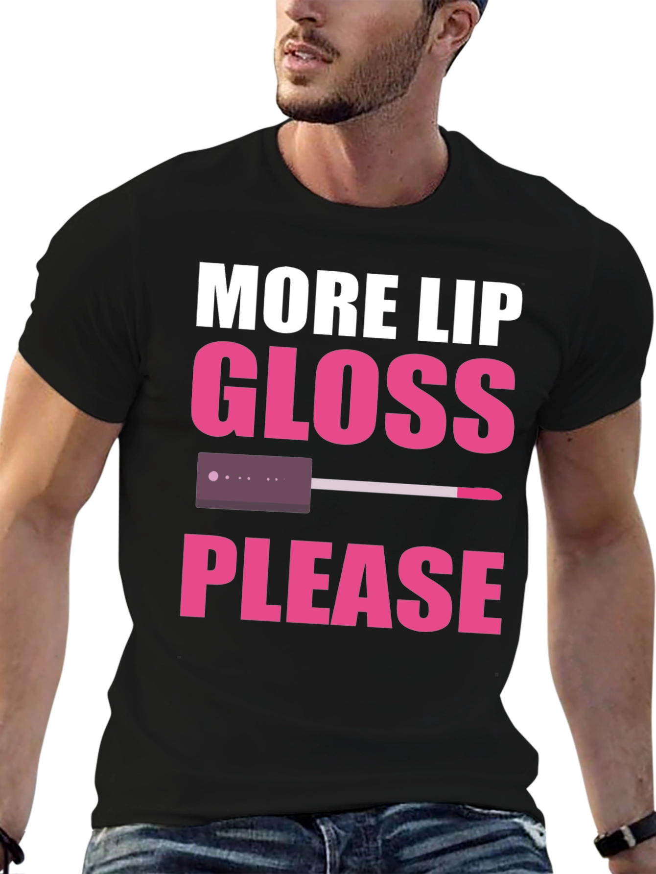 More Lip Gloss Please Graphic Tee