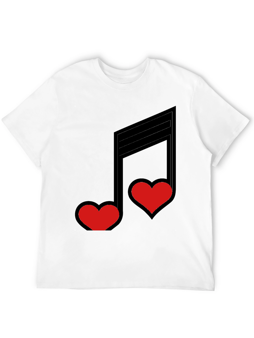 Love Notes Black Graphic Tee
