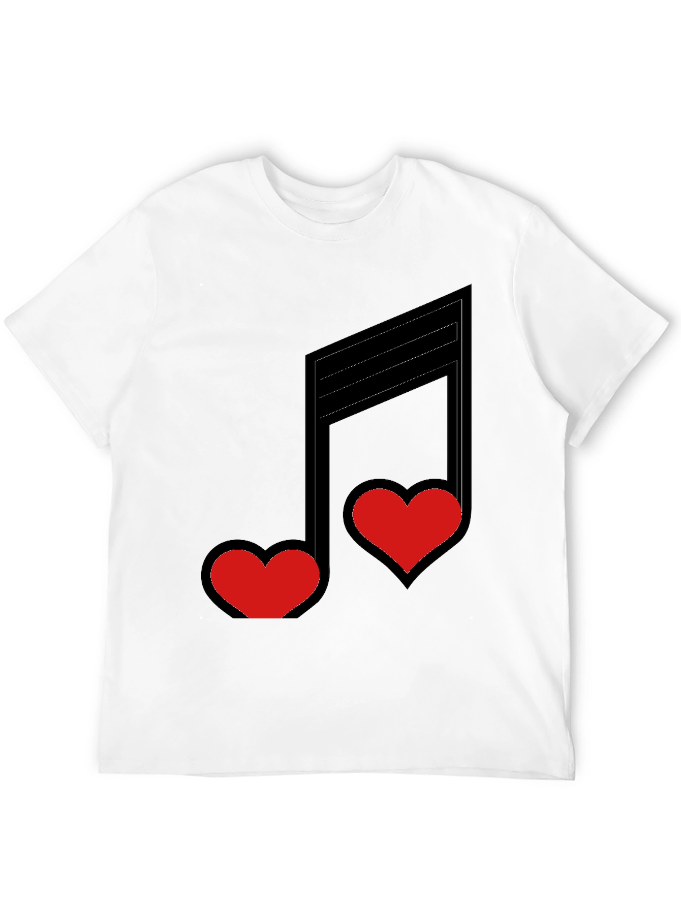 Love Notes Black Graphic Tee