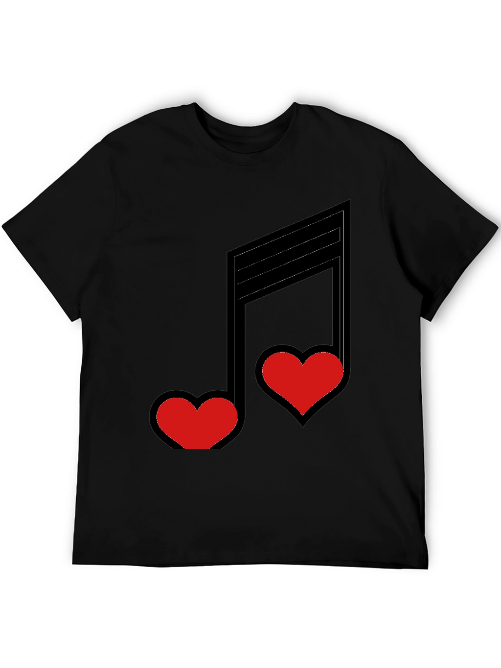 Love Notes Black Graphic Tee