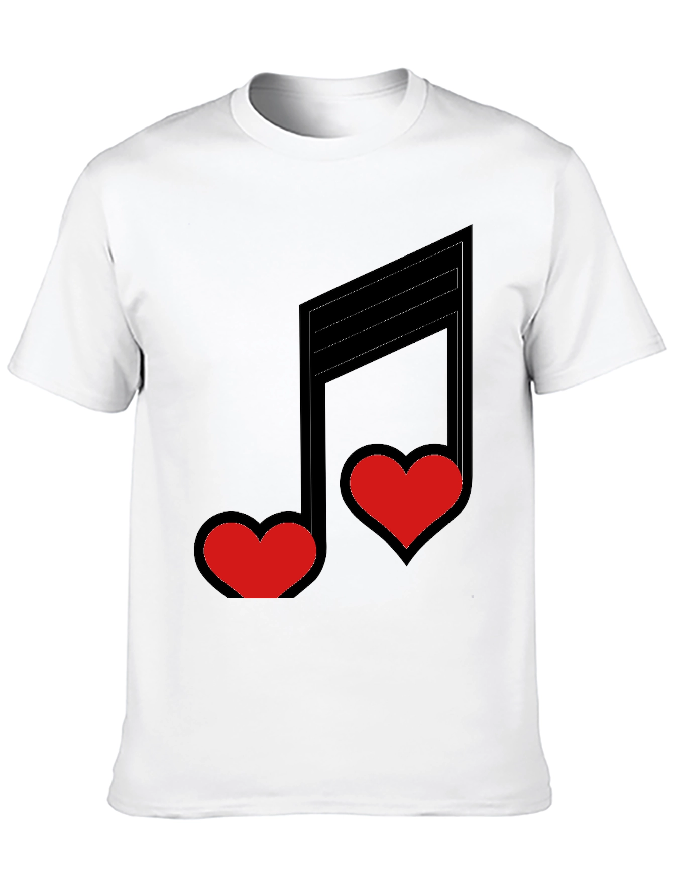Love Notes Black Graphic Tee