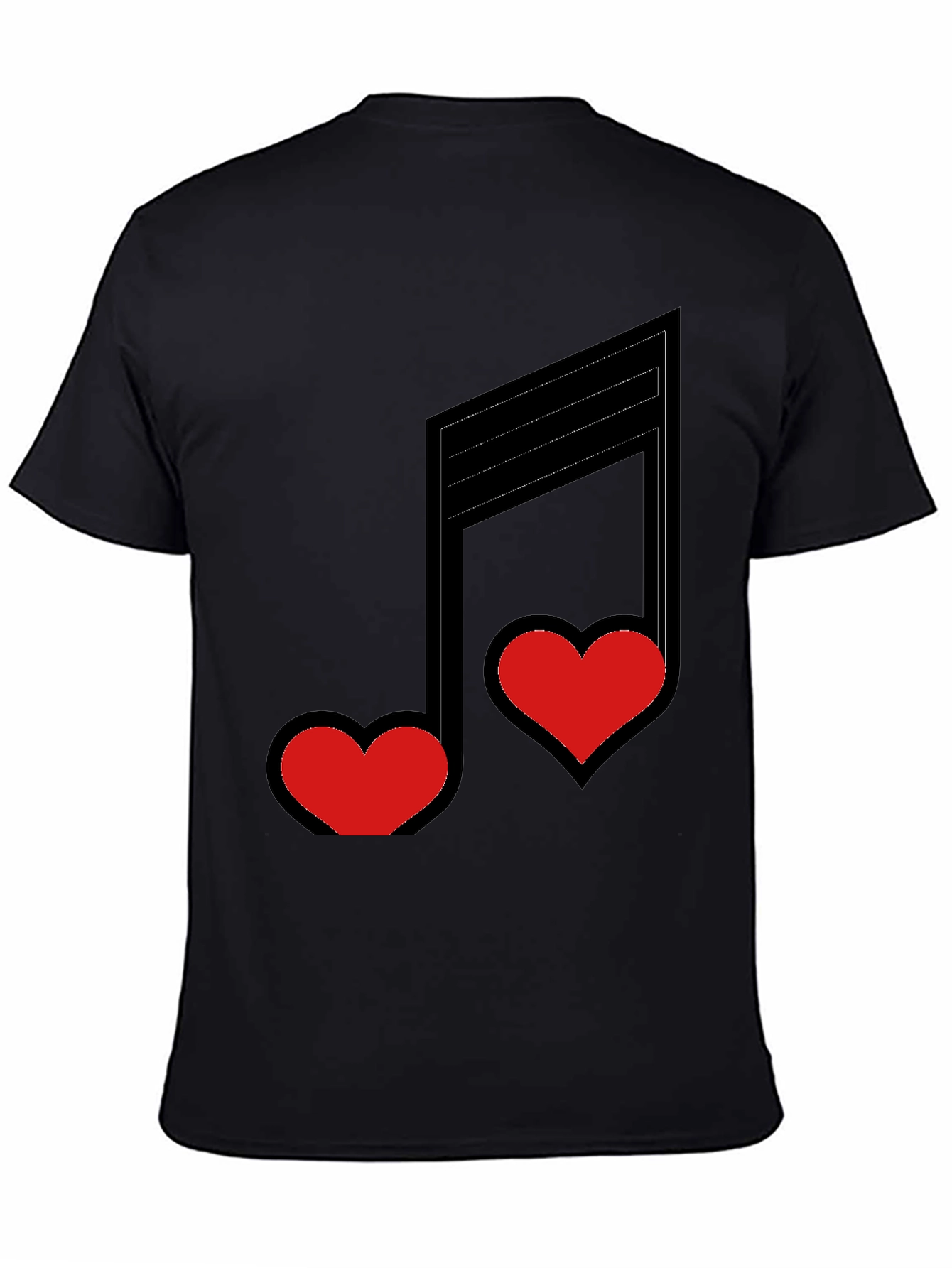 Love Notes Black Graphic Tee
