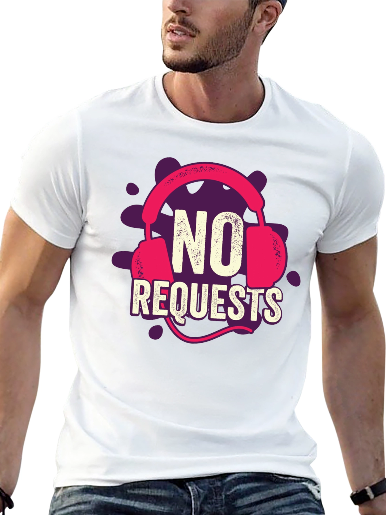 No Requests Graphic Tee - Music Lover Apparel