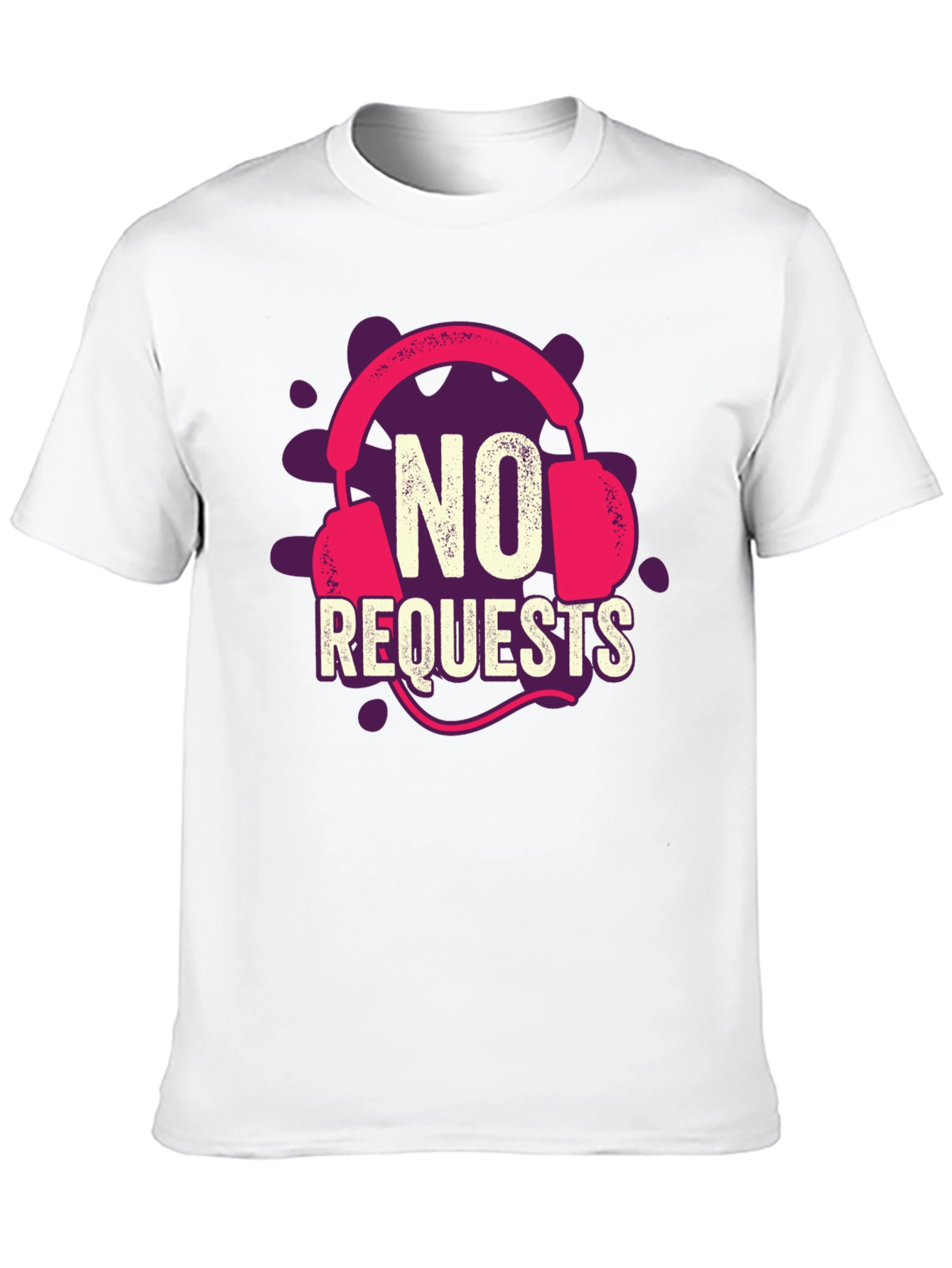 No Requests Graphic Tee - Music Lover Apparel