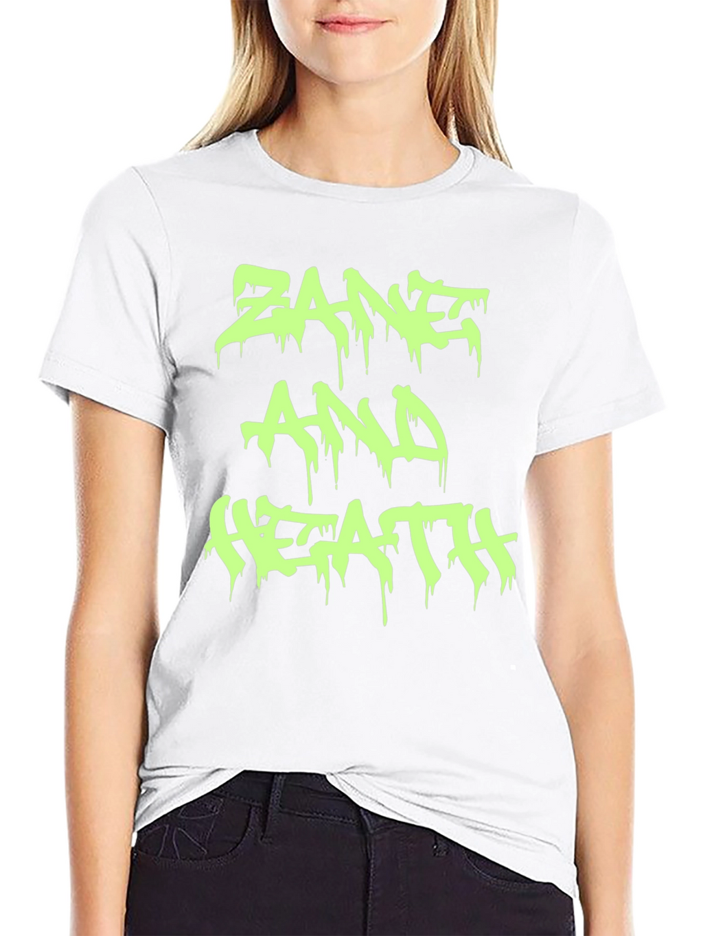 Zane and Heath T-Shirt - Black Crew Neck Tee