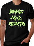 Zane and Heath T-Shirt - Black Crew Neck Tee