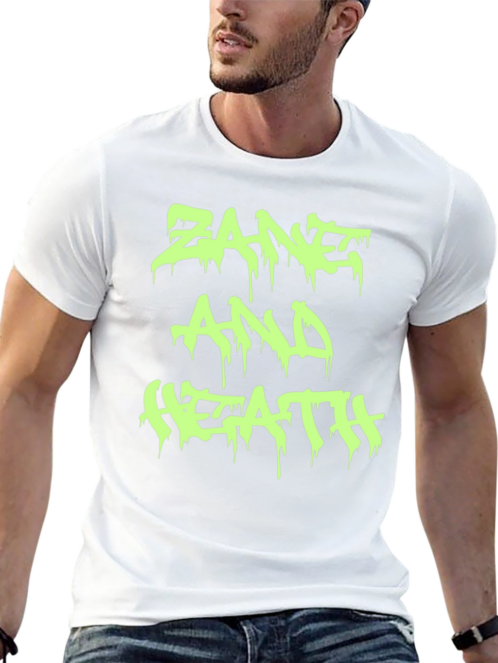 Zane and Heath T-Shirt - Black Crew Neck Tee