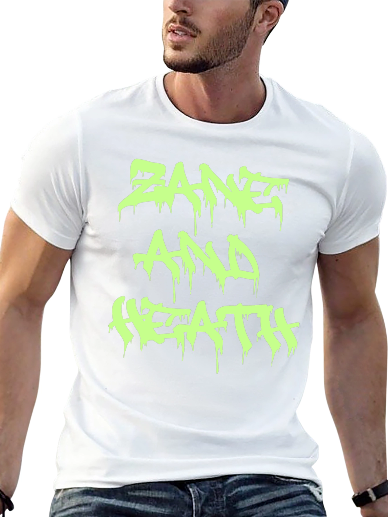 Zane and Heath T-Shirt - Black Crew Neck Tee