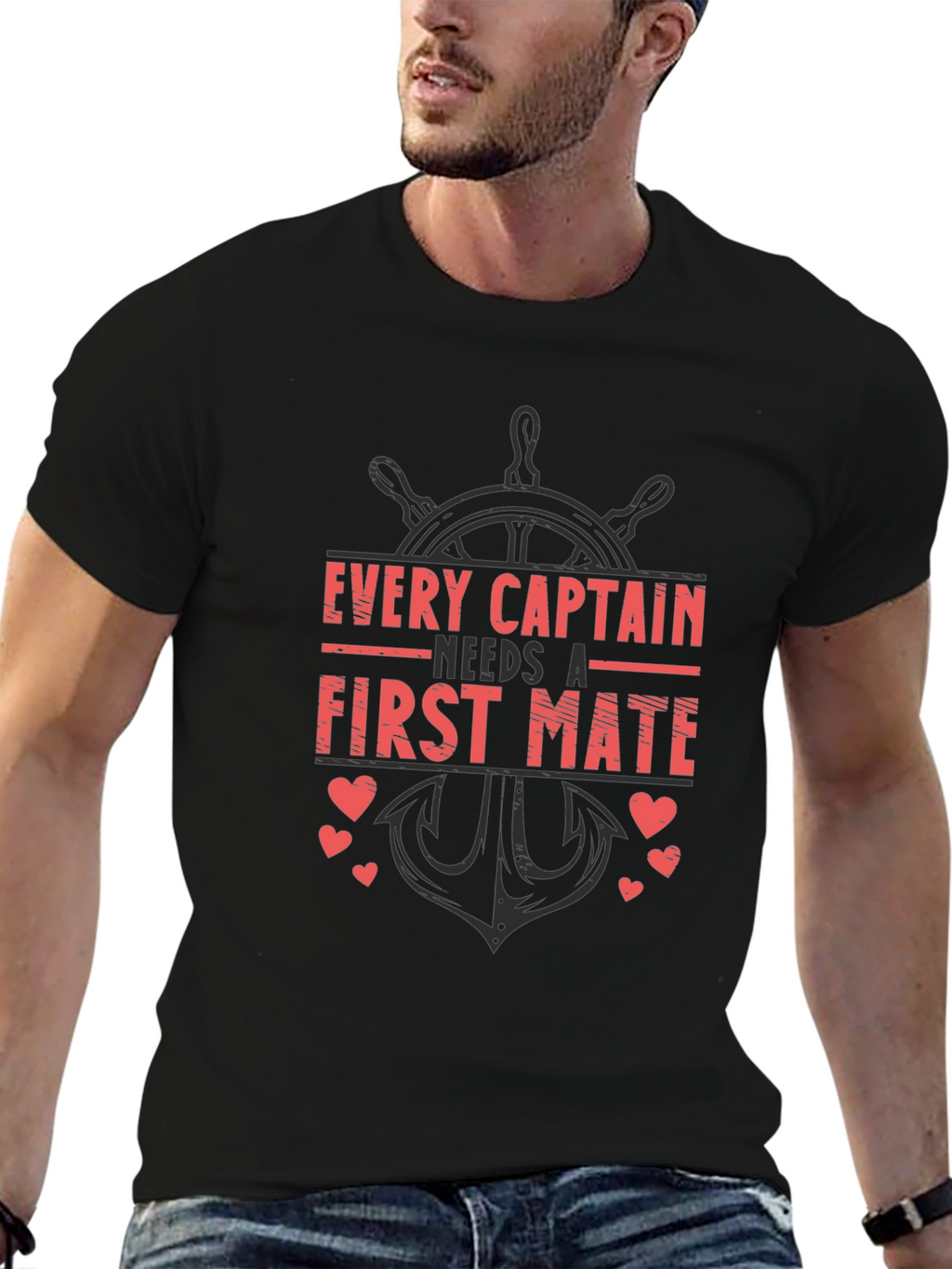 Every Captain Needs a First Mate Graphic Tee