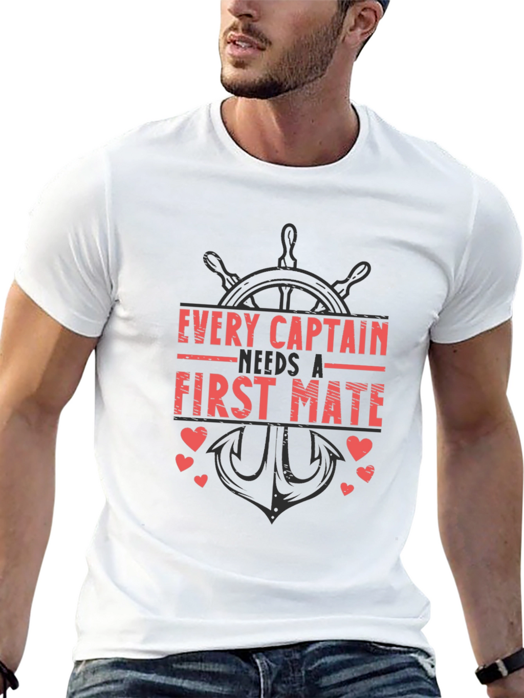 Every Captain Needs a First Mate Graphic Tee