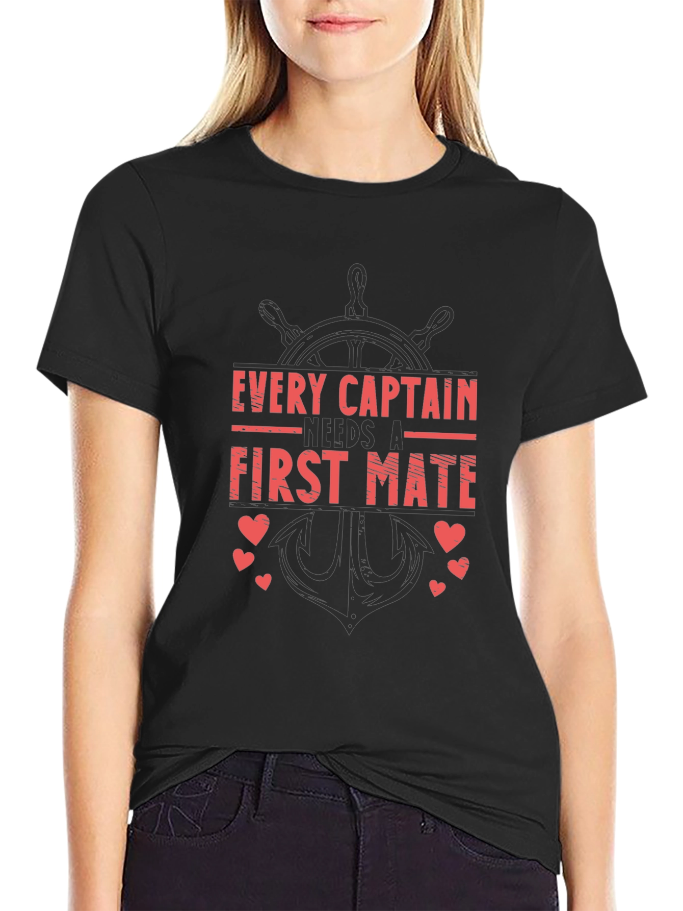 Every Captain Needs a First Mate Graphic Tee