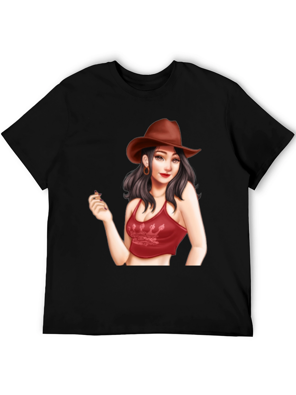 Cowgirl Graphic Tee - Trendy Unisex T-Shirt