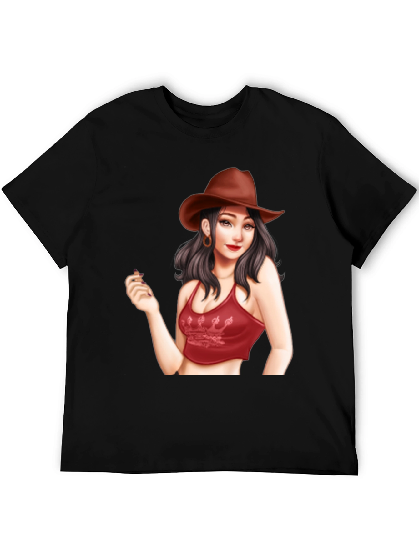 Cowgirl Graphic Tee - Trendy Unisex T-Shirt