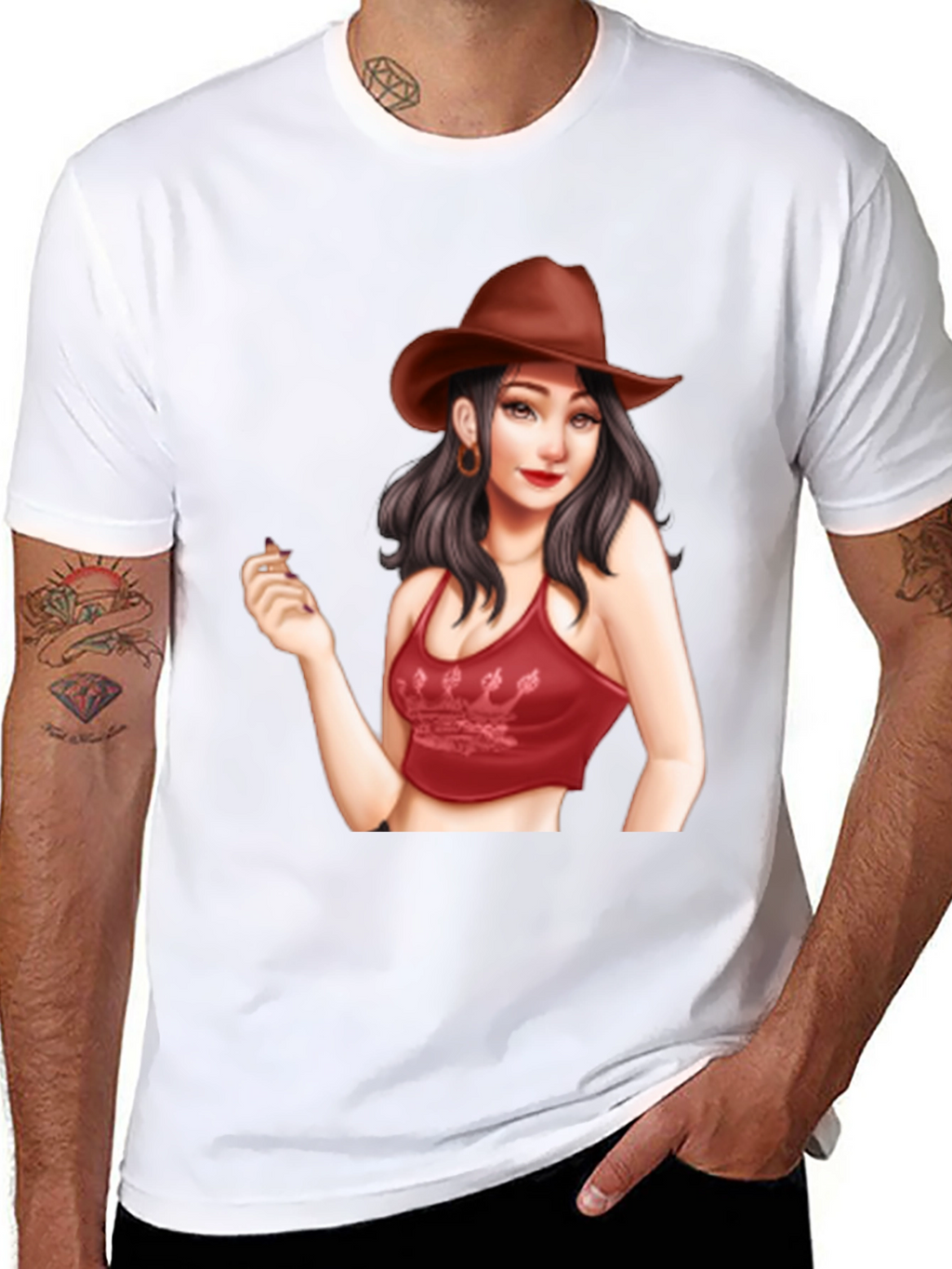 Cowgirl Graphic Tee - Trendy Unisex T-Shirt