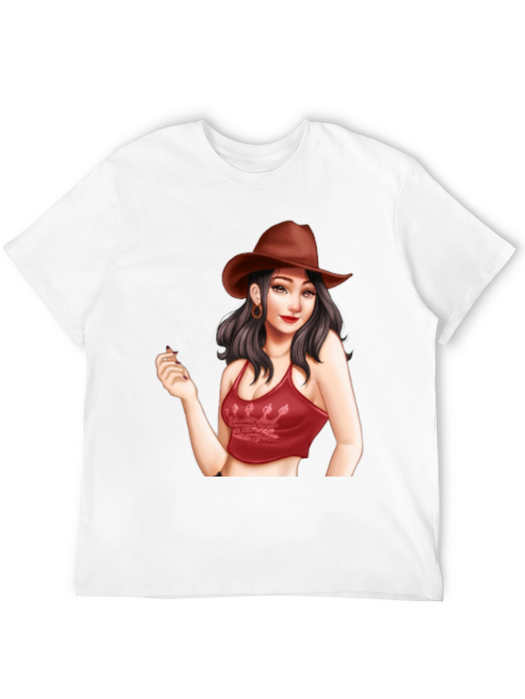 Cowgirl Graphic Tee - Trendy Unisex T-Shirt