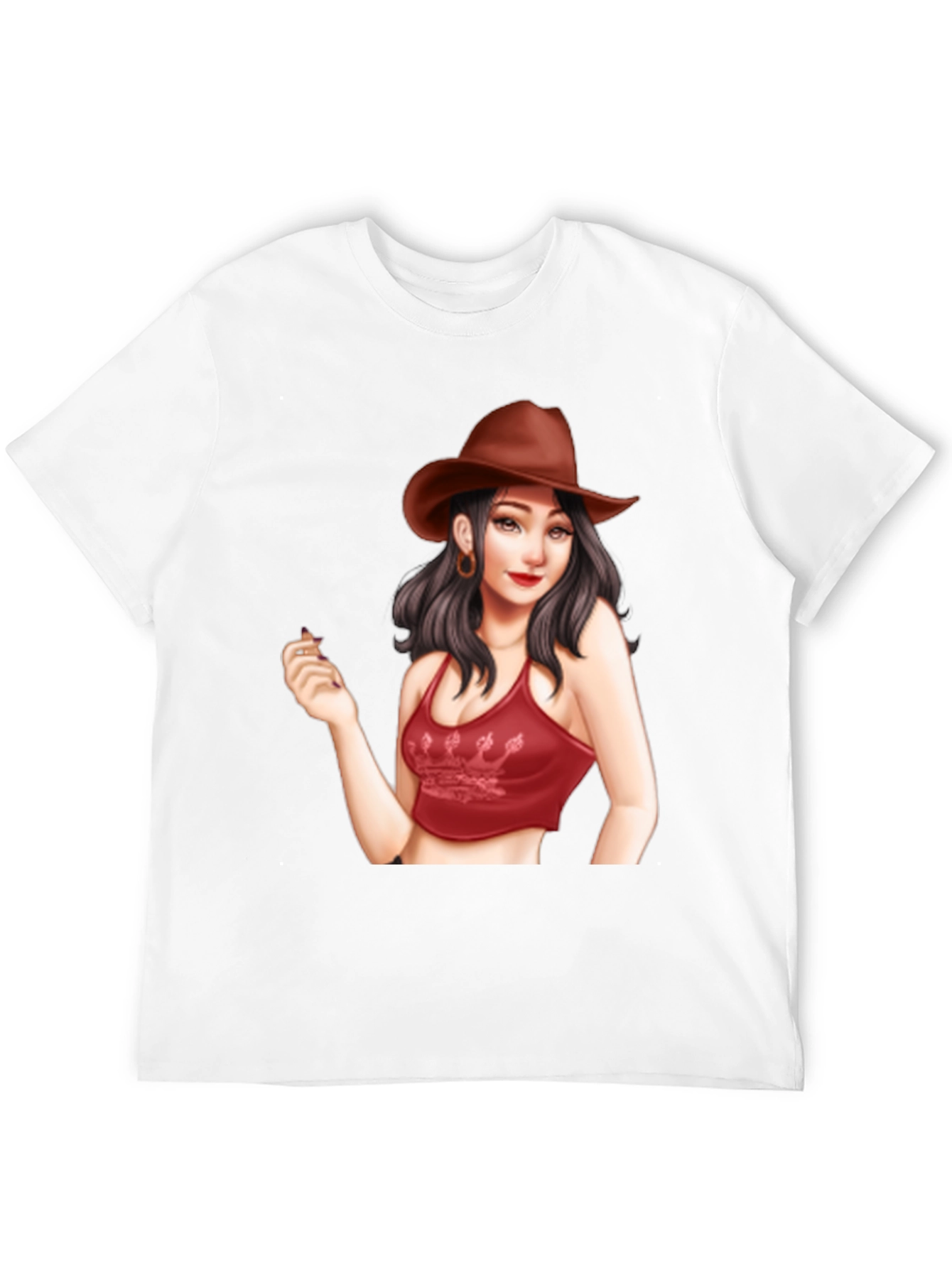 Cowgirl Graphic Tee - Trendy Unisex T-Shirt