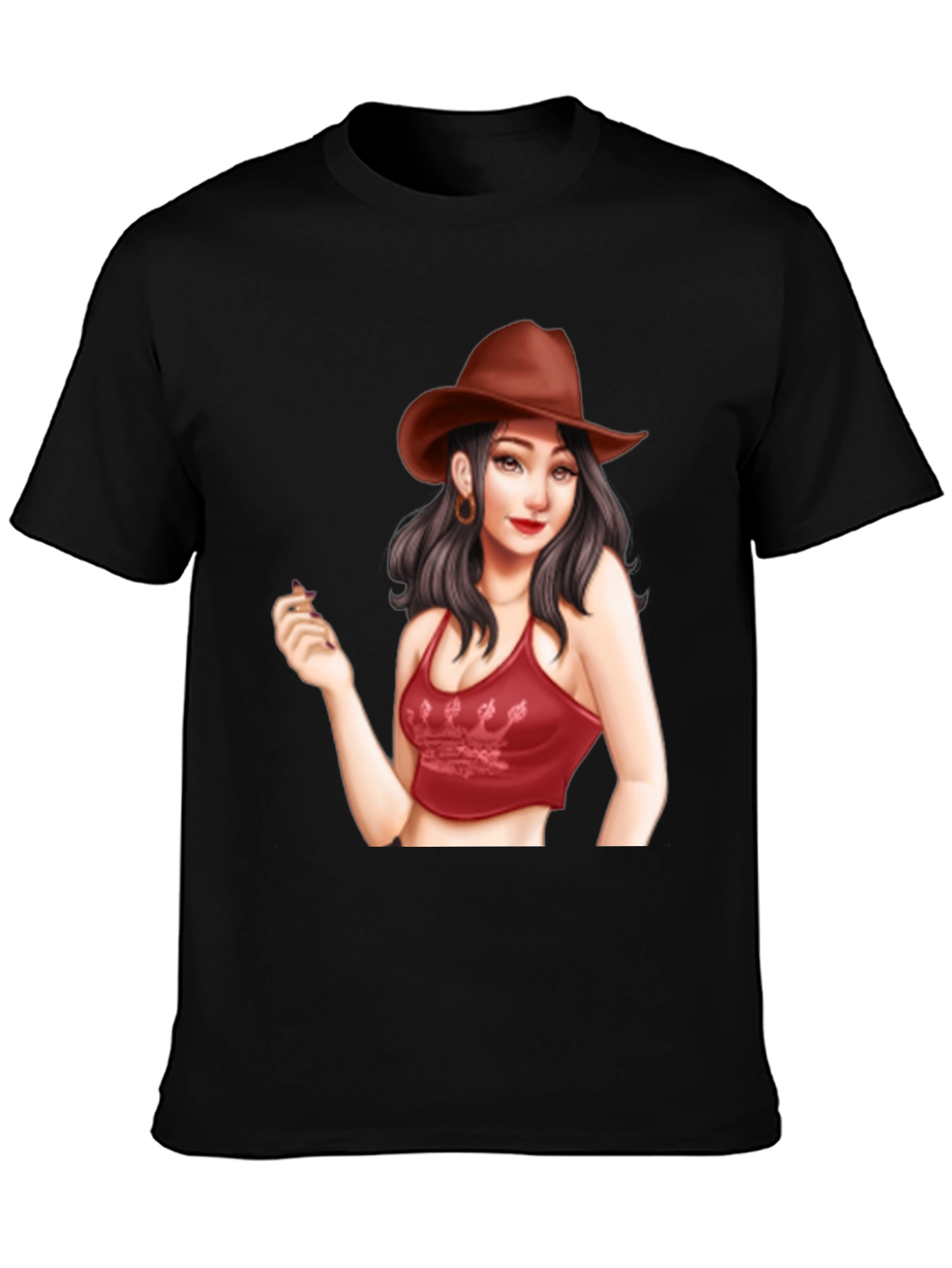 Cowgirl Graphic Tee - Trendy Unisex T-Shirt