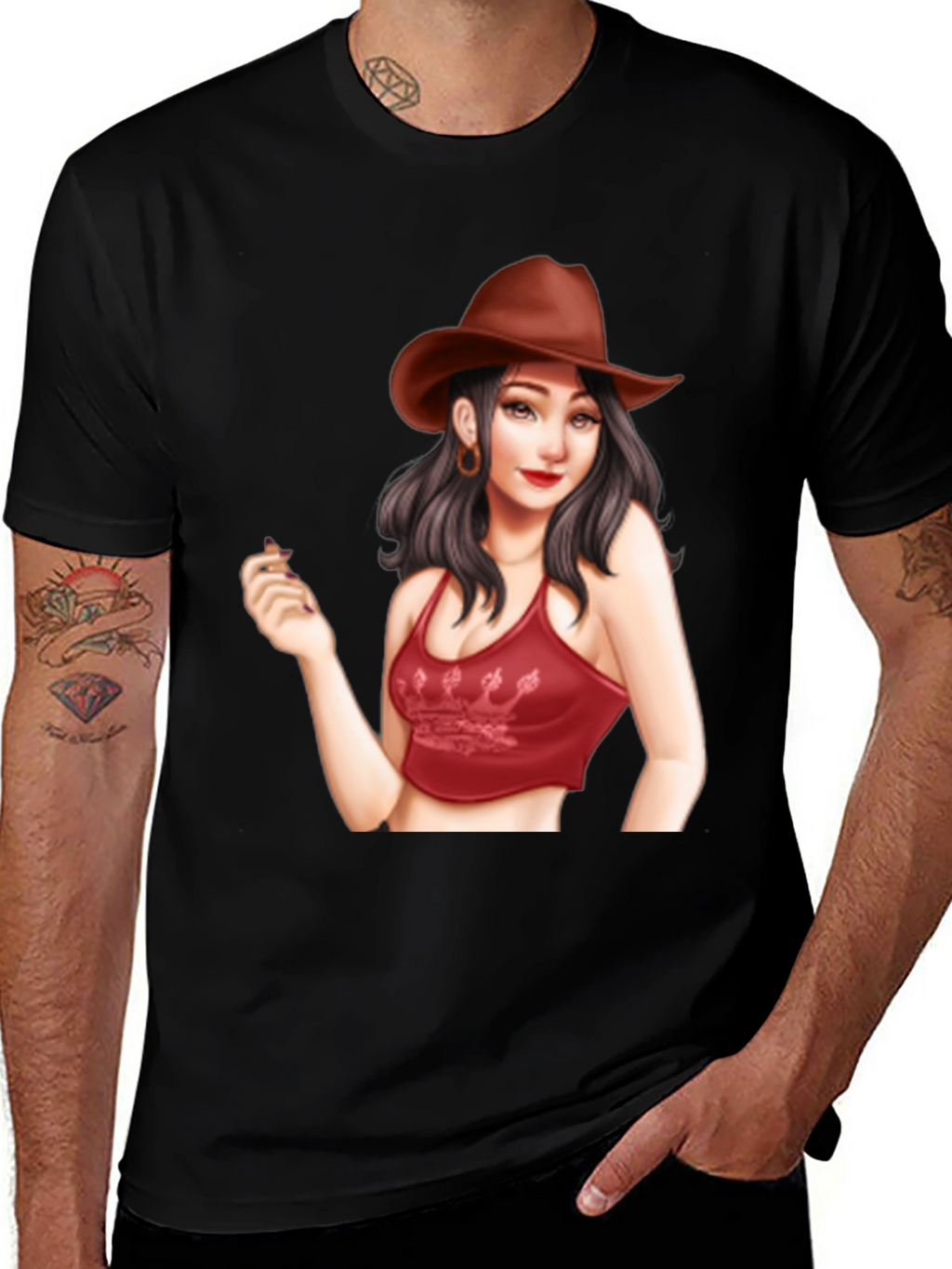 Cowgirl Graphic Tee - Trendy Unisex T-Shirt