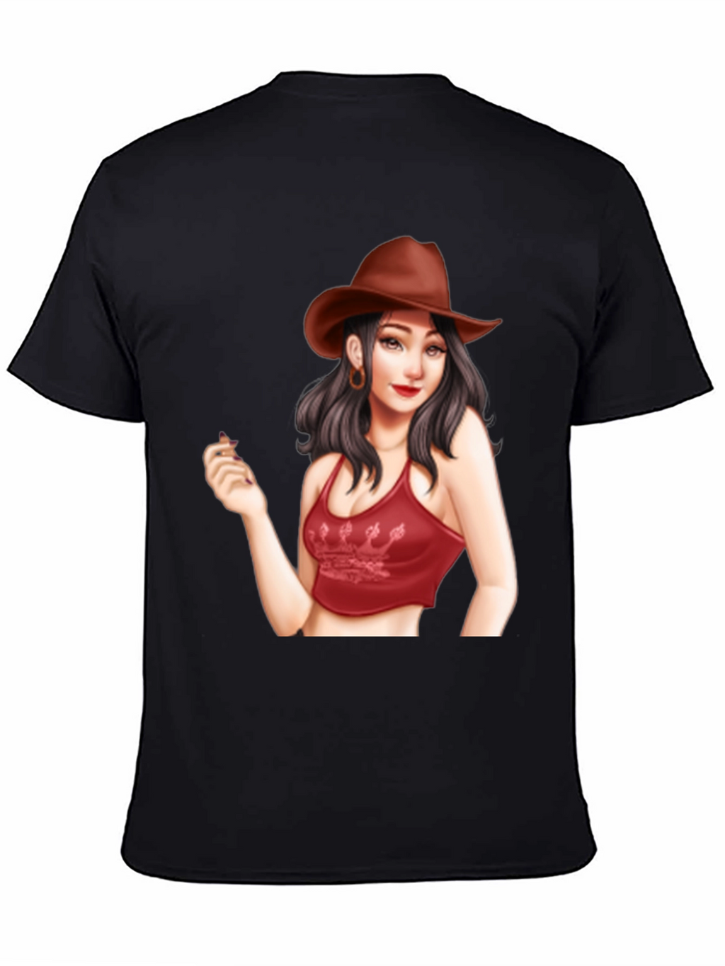 Cowgirl Graphic Tee - Trendy Unisex T-Shirt