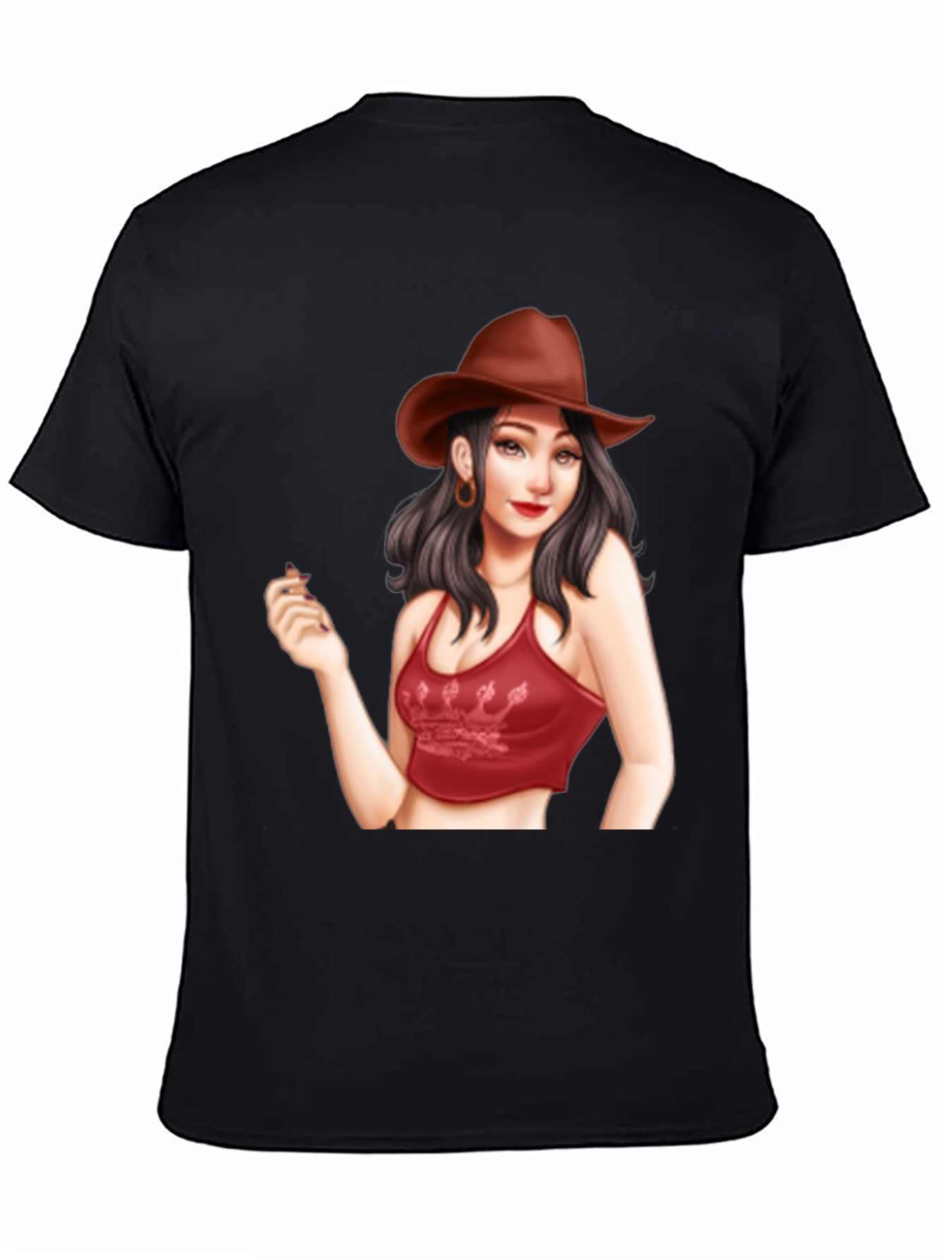 Cowgirl Graphic Tee - Trendy Unisex T-Shirt