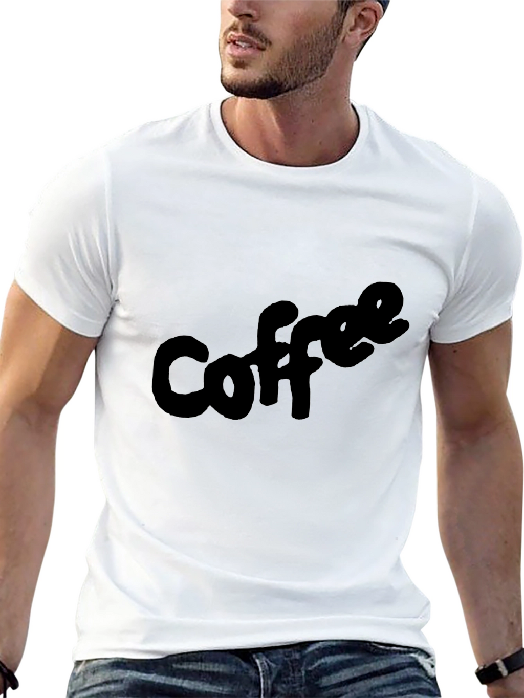 Coffee Lovers Black Tee - Casual & Comfy