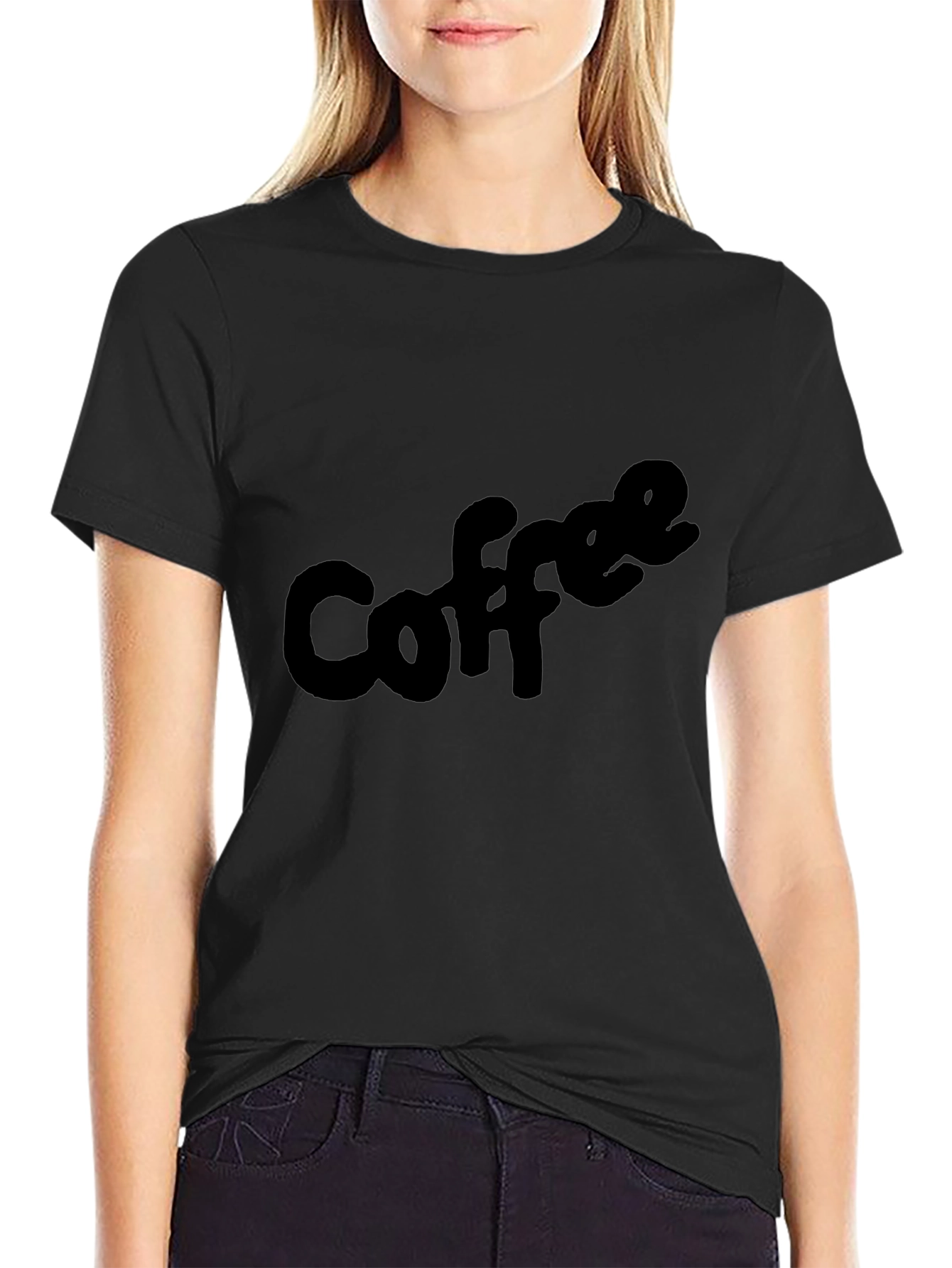 Coffee Lovers Black Tee - Casual & Comfy