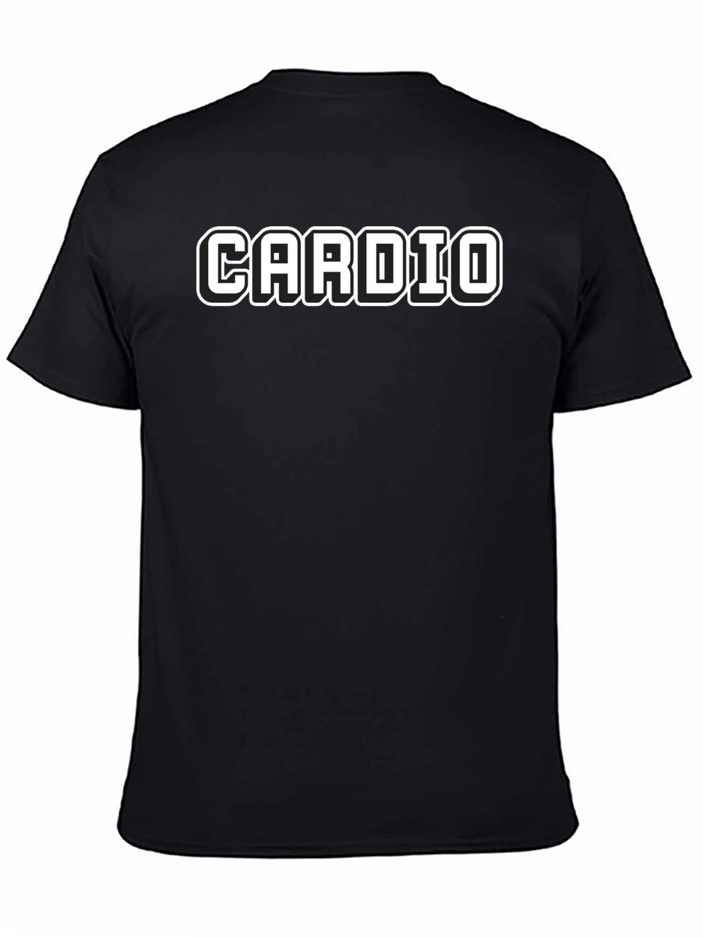 Cardio T-Shirt - Black Workout Tee