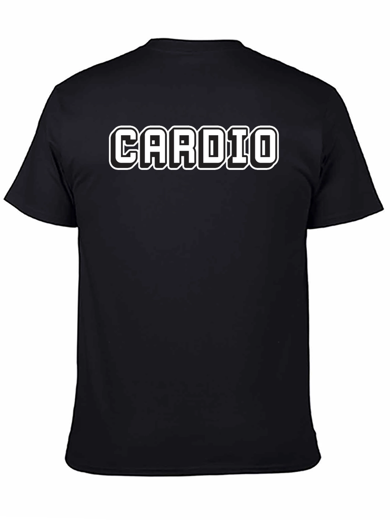 Cardio T-Shirt - Black Workout Tee