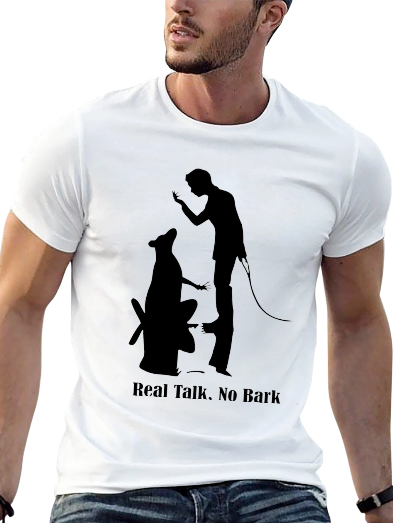 Real Talk No Bark Graphic Tee