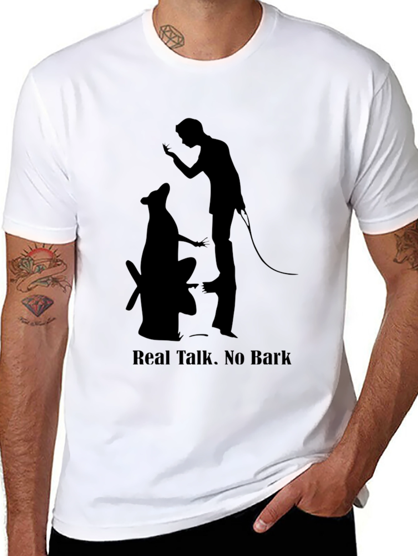 Real Talk No Bark Graphic Tee
