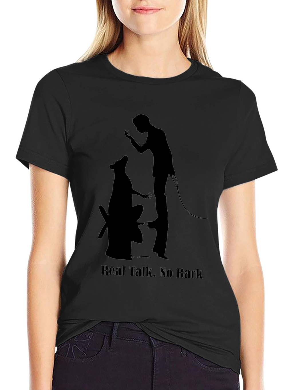 Real Talk No Bark Graphic Tee