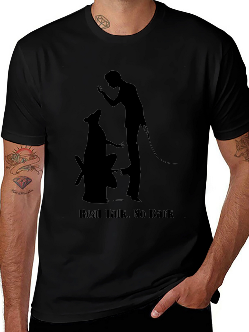 Real Talk No Bark Graphic Tee