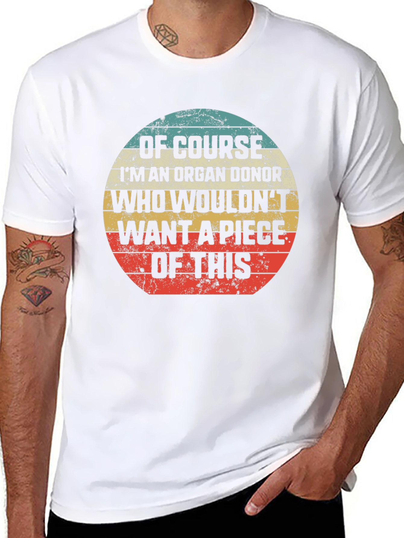 Organ Donor Graphic Tee - Funny Humor T-Shirt