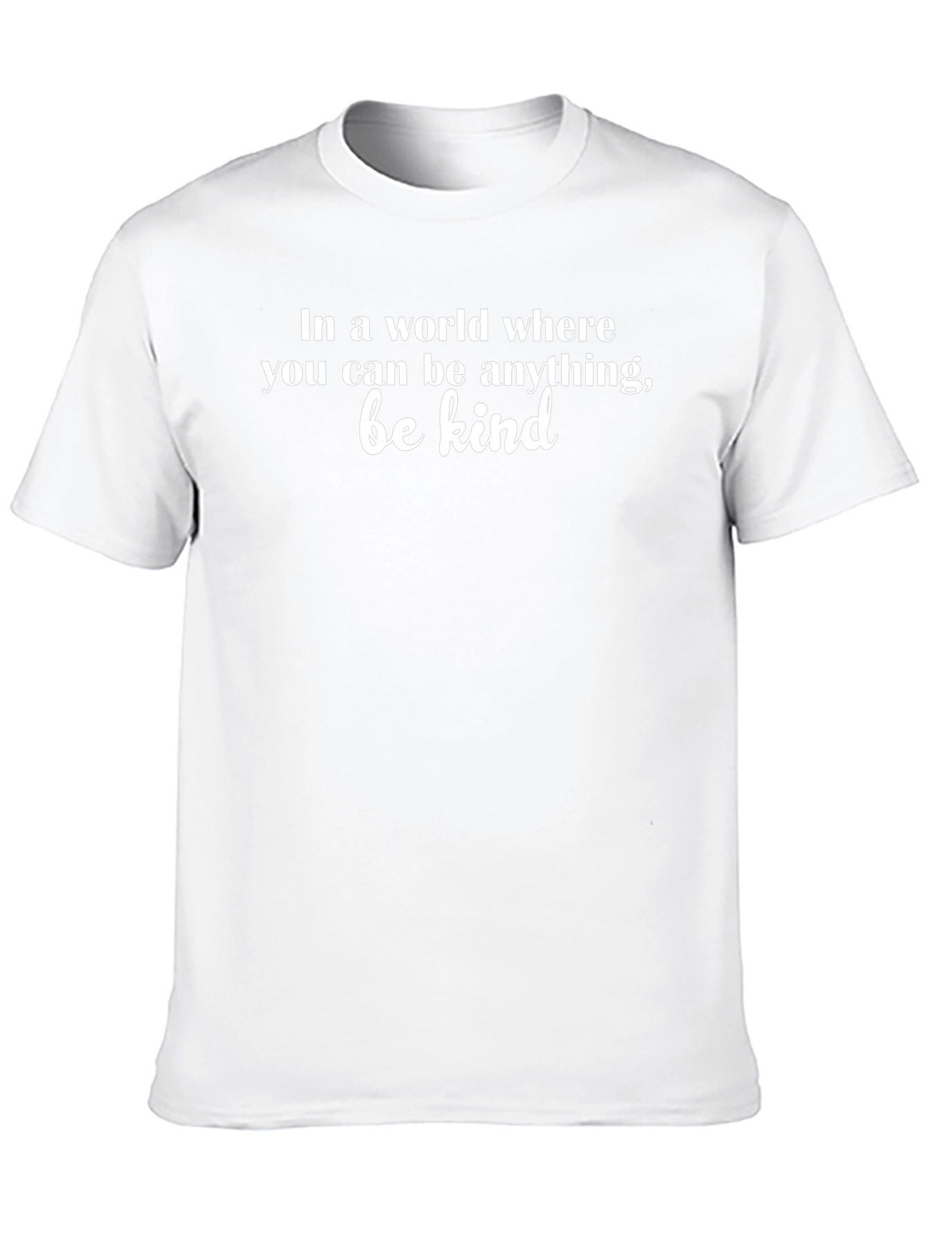 Be Kind T-Shirt - Inspirational Quote Black Tee