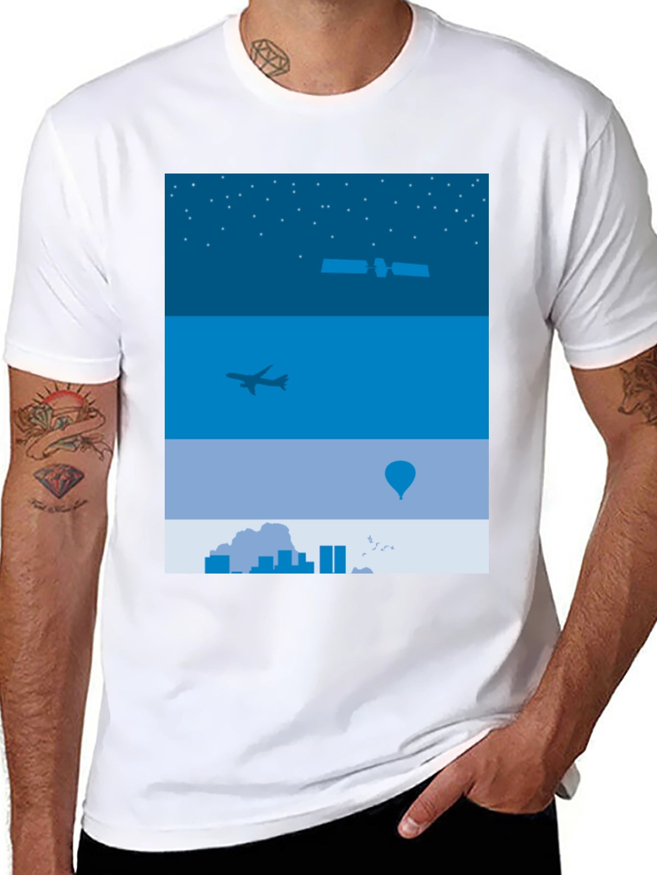 Skyline Adventure Graphic Tee - Urban Design