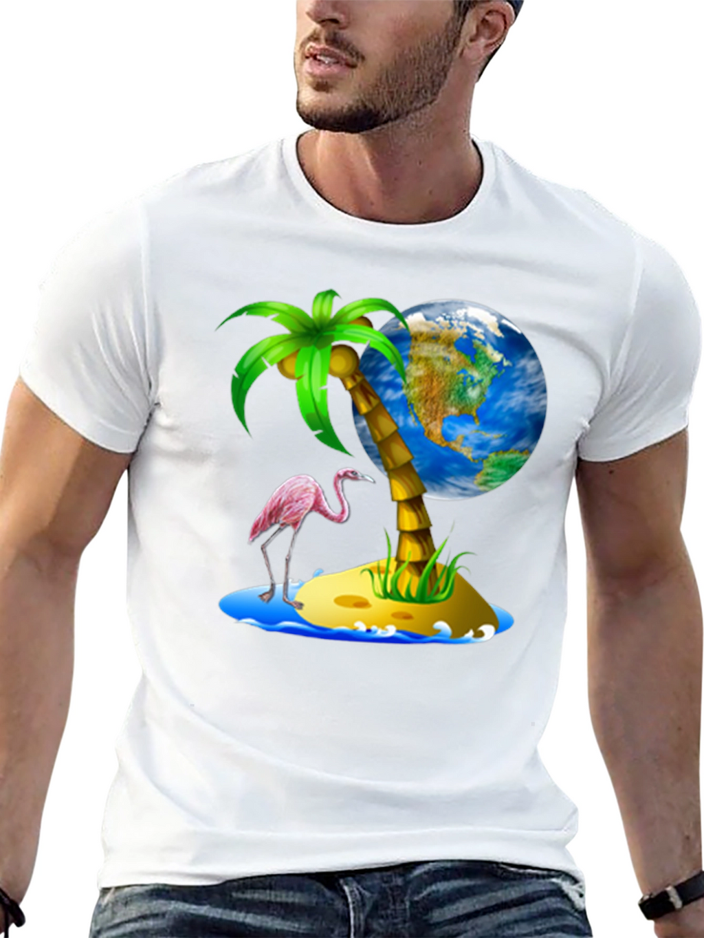 Tropical Island Graphic Tee