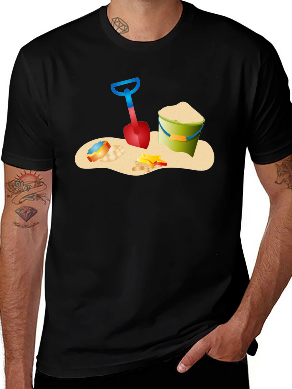 Sand Toys Graphic T-Shirt