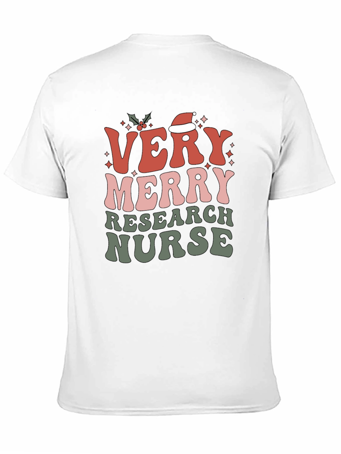 Very Merry Research Nurse Christmas T-Shirt