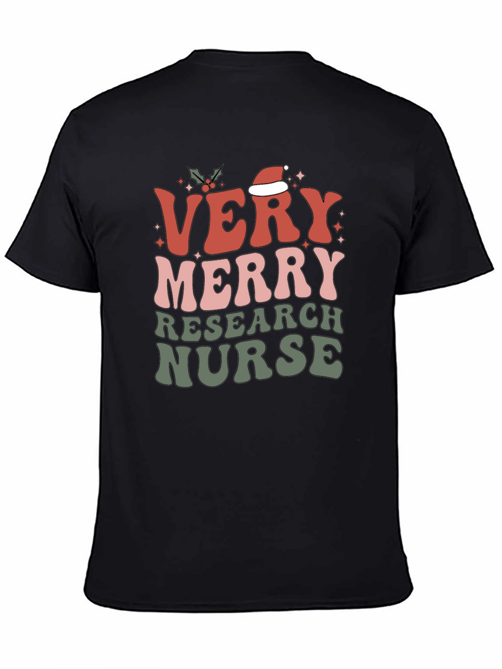 Very Merry Research Nurse Christmas T-Shirt