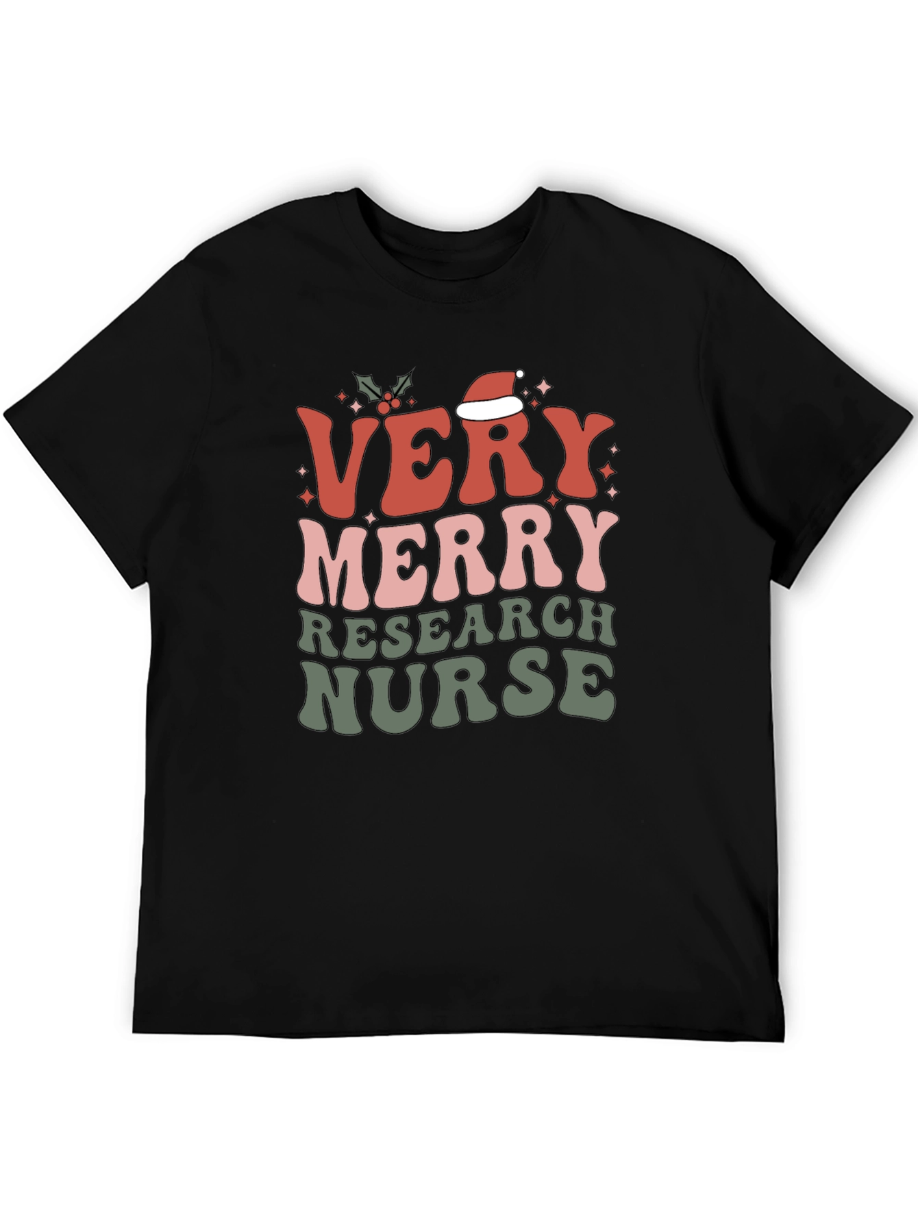 Very Merry Research Nurse Christmas T-Shirt