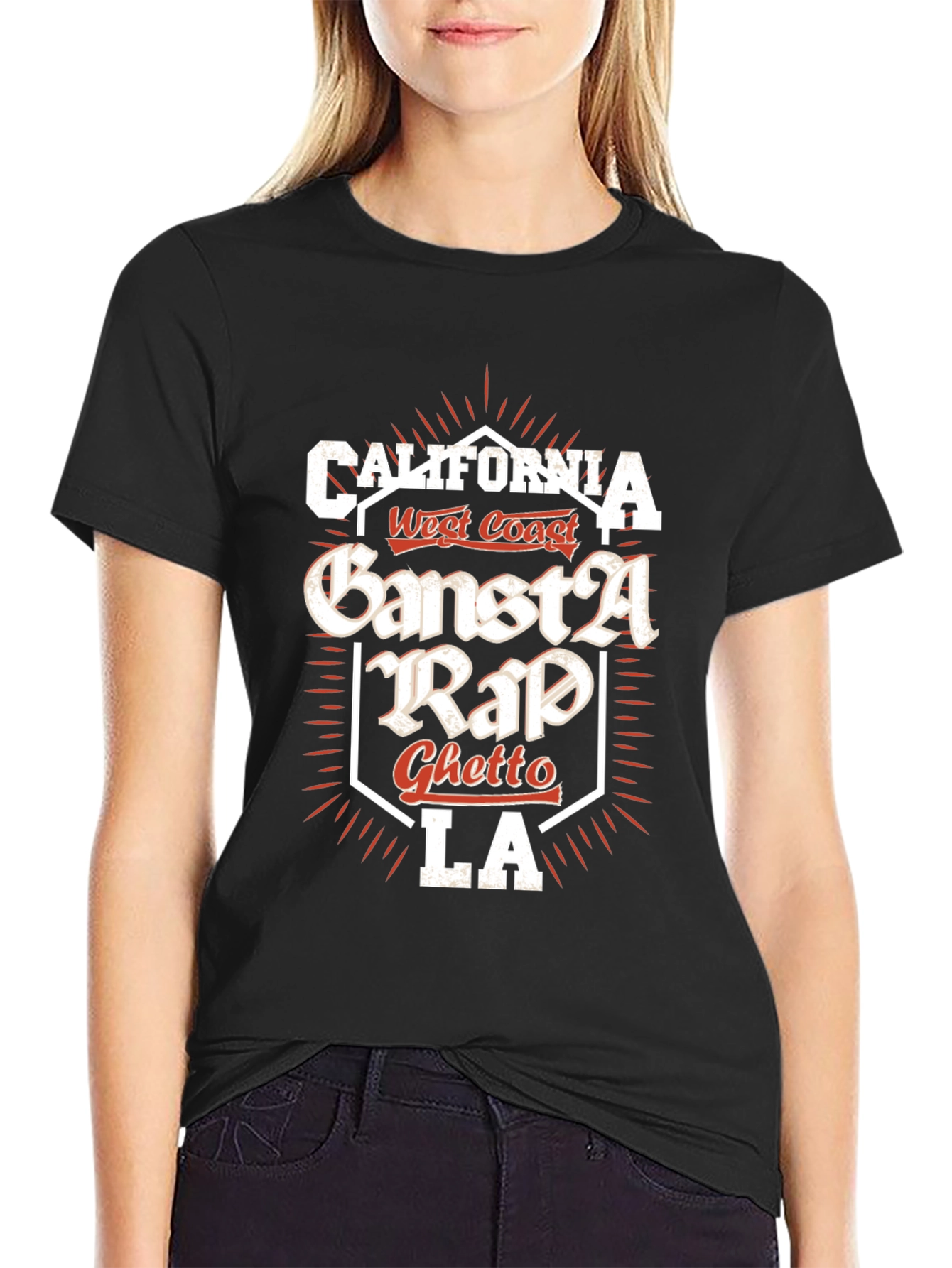 California Gangsta Rap Graphic Tee