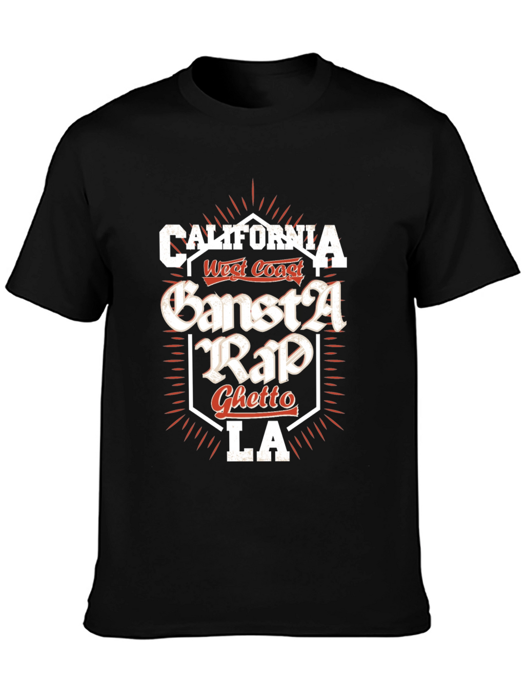 California Gangsta Rap Graphic Tee