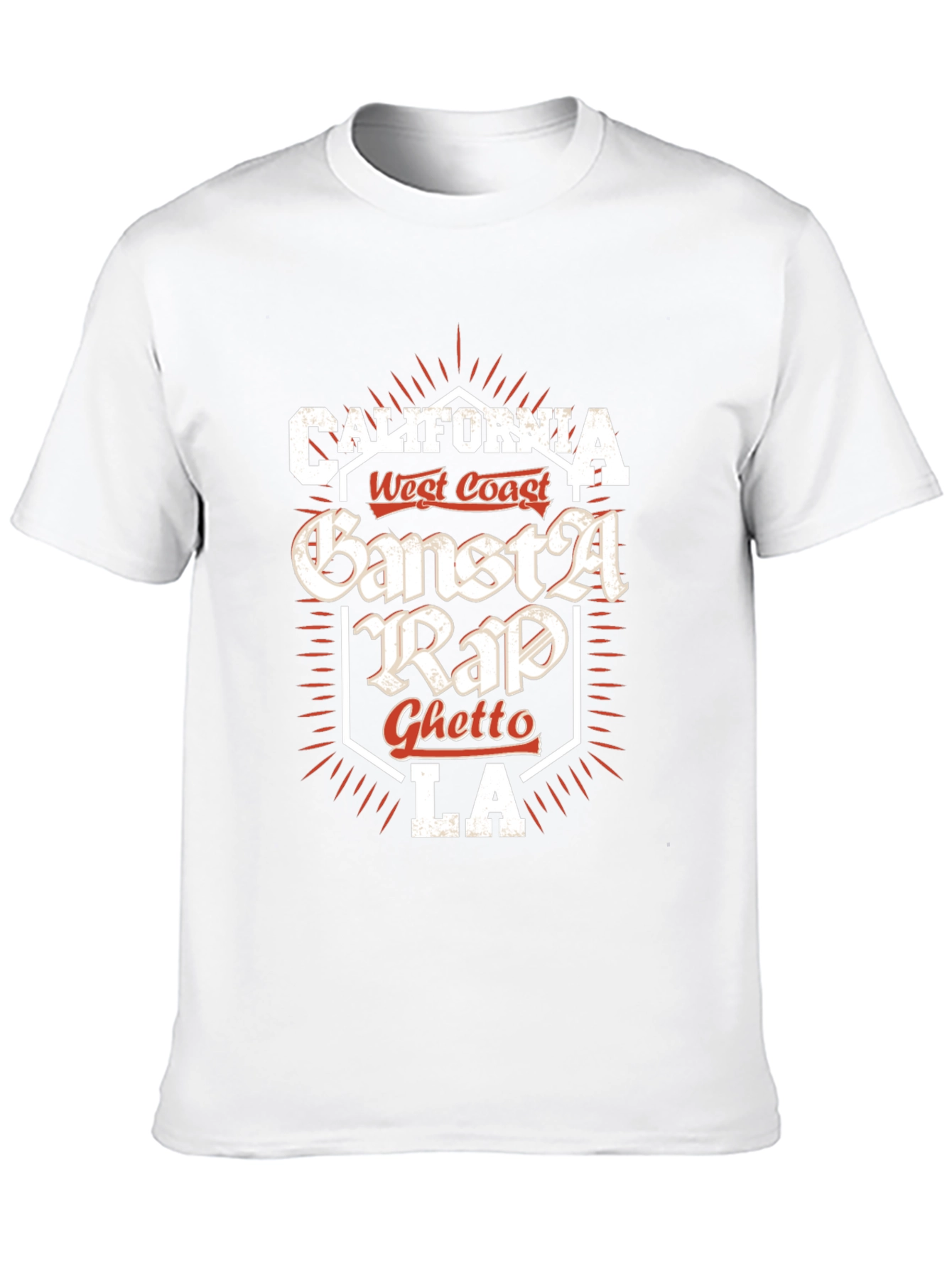 California Gangsta Rap Graphic Tee