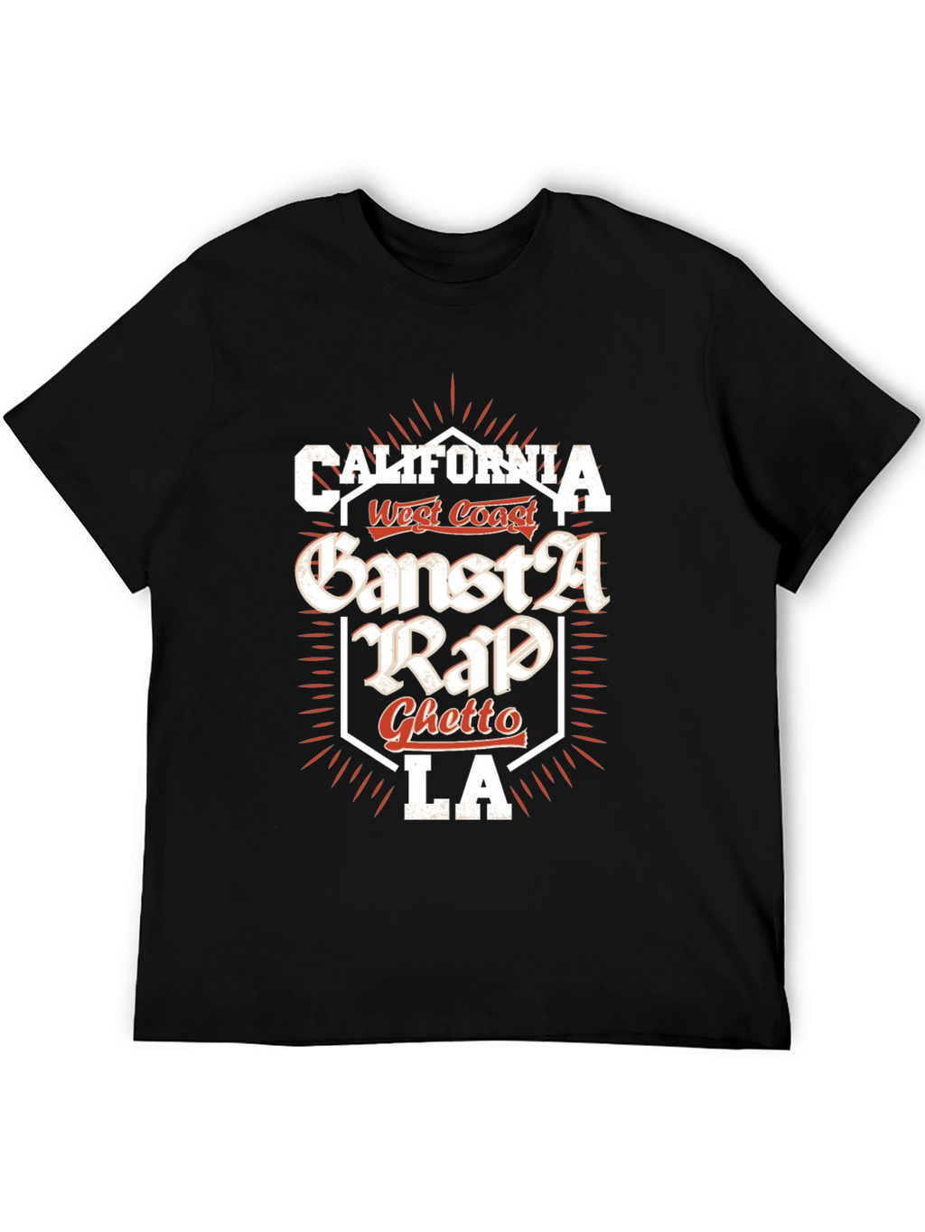 California Gangsta Rap Graphic Tee