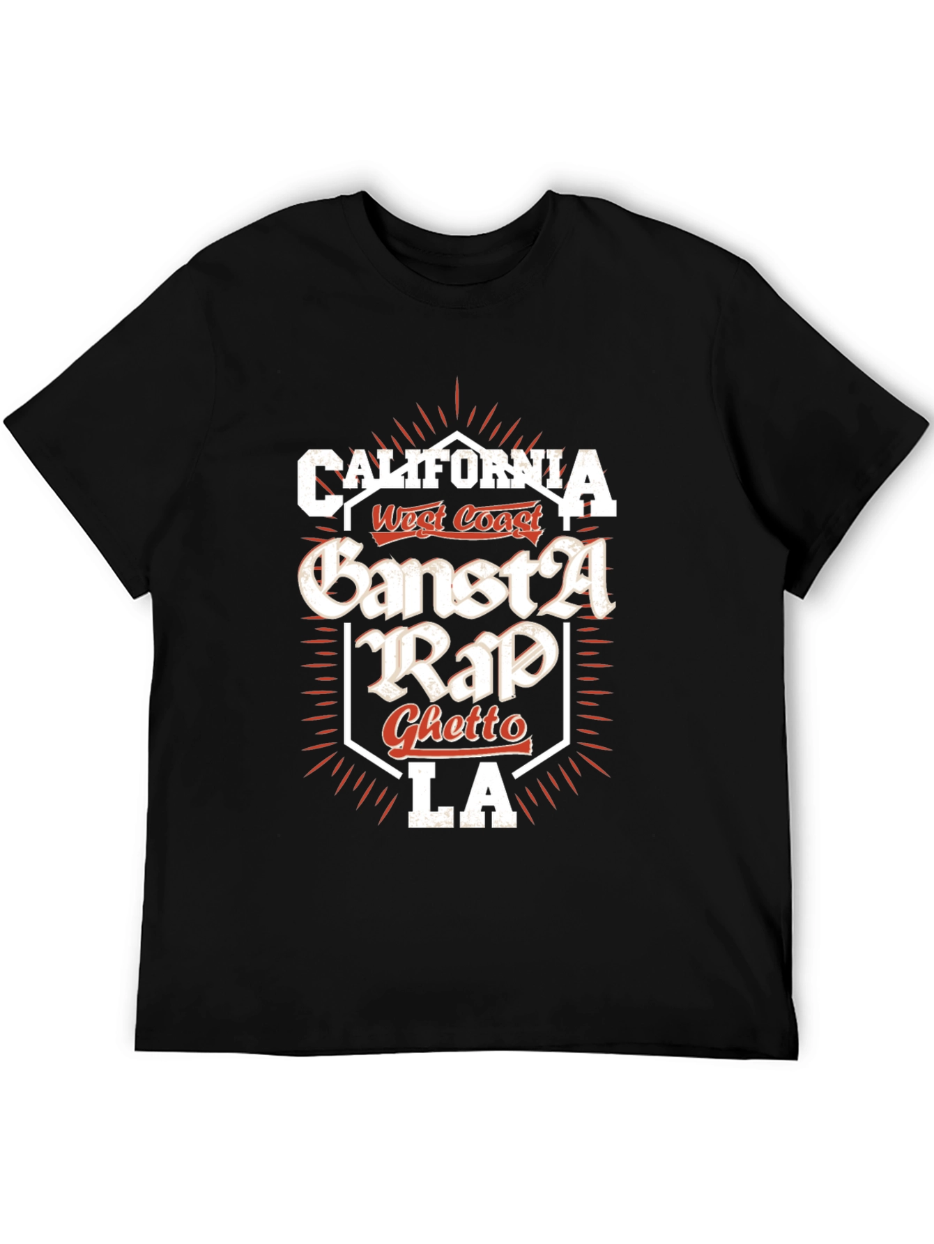 California Gangsta Rap Graphic Tee