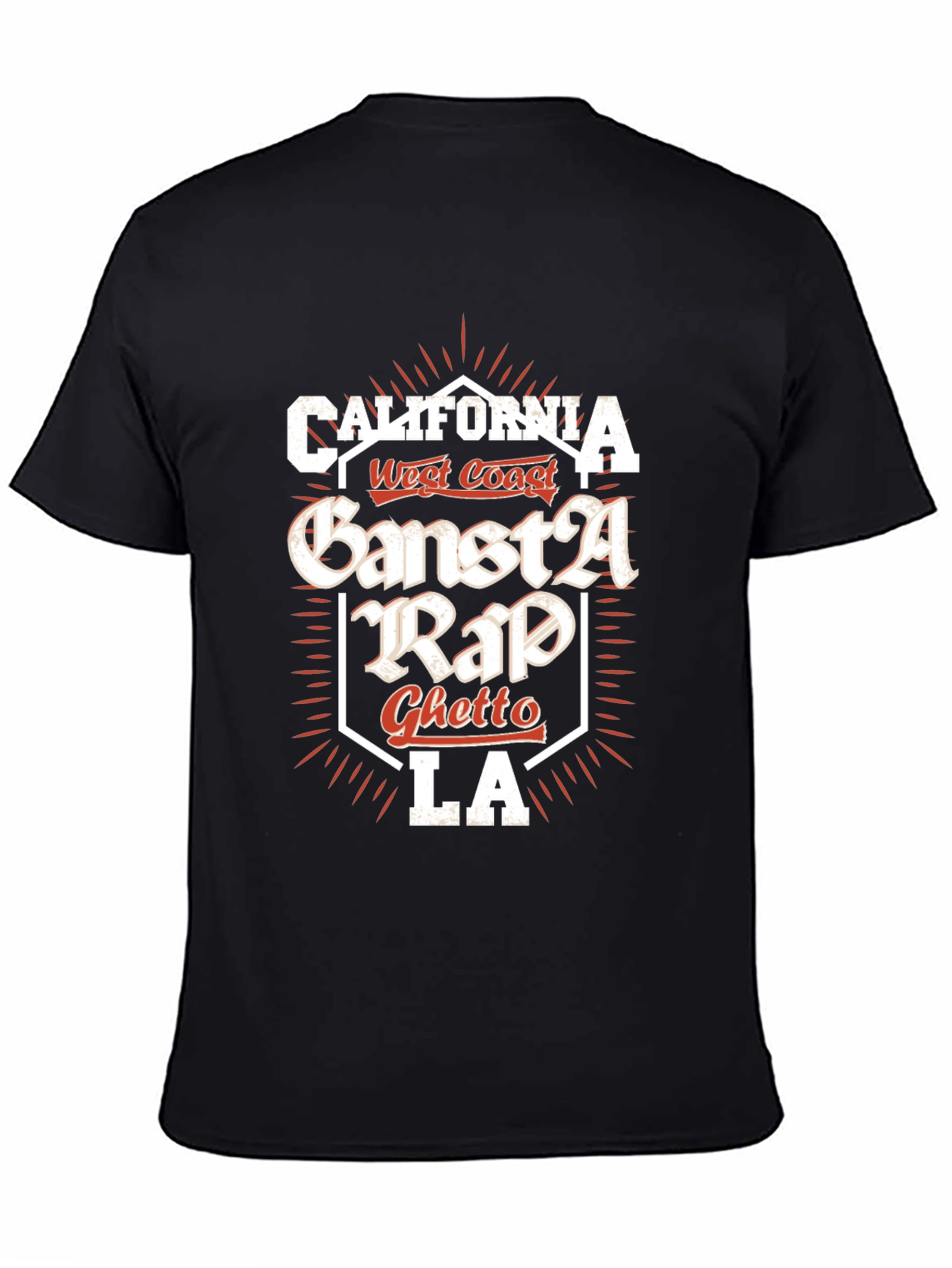 California Gangsta Rap Graphic Tee