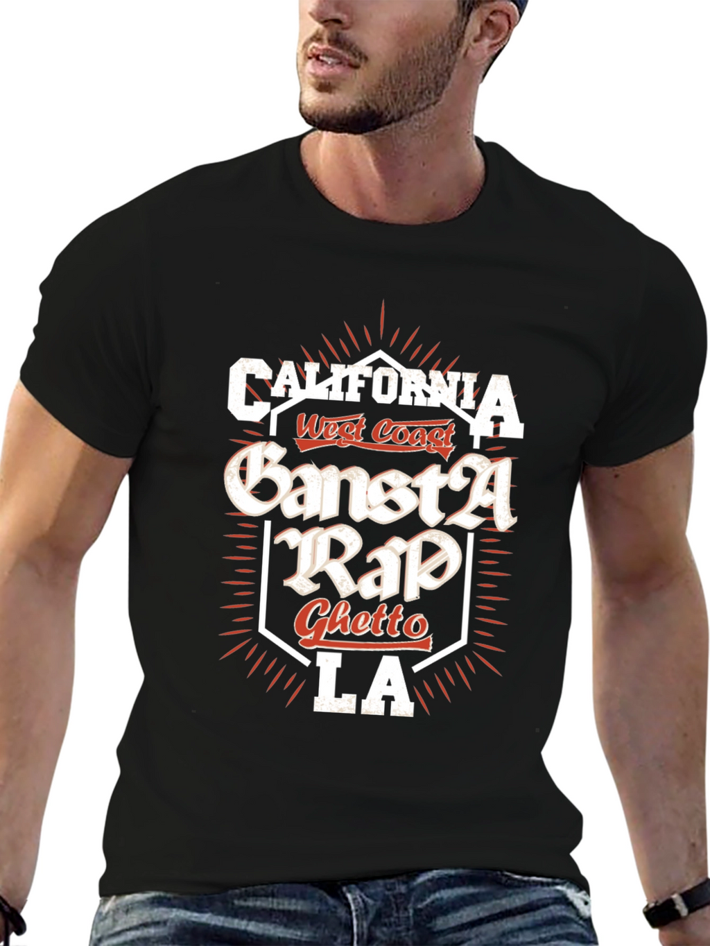 California Gangsta Rap Graphic Tee
