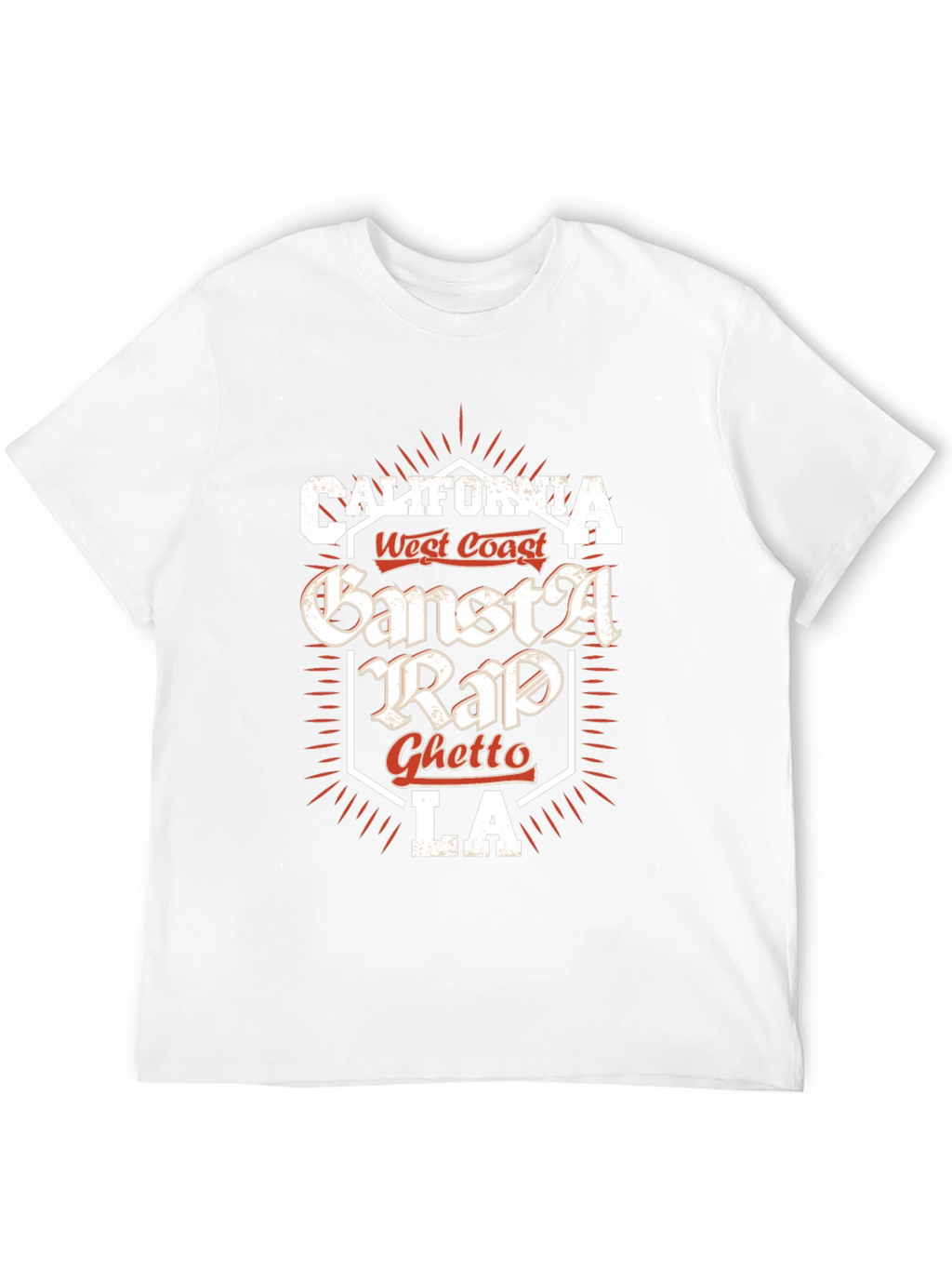 California Gangsta Rap Graphic Tee