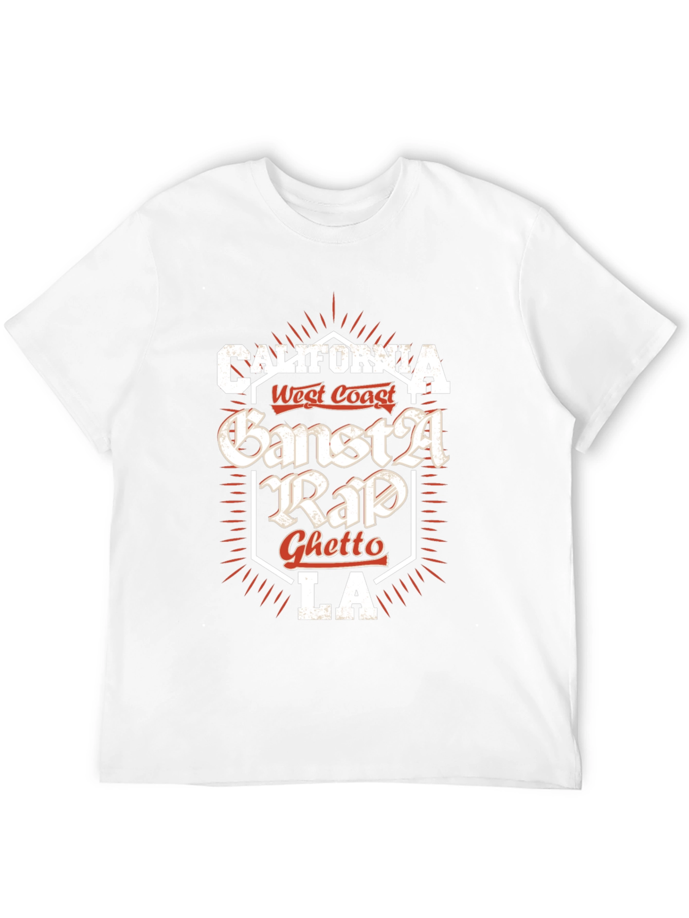 California Gangsta Rap Graphic Tee