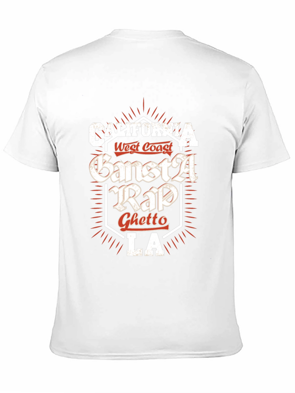 California Gangsta Rap Graphic Tee